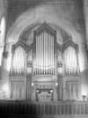 Orgel met originele frontpijpen. Foto: Wolfgang Reich. Bron: Foto van foto. Datering: 15 July 2010.